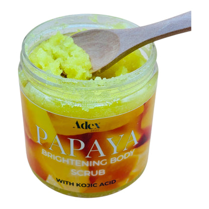 Papaya & Kojic Acid Brightening Body Scrub